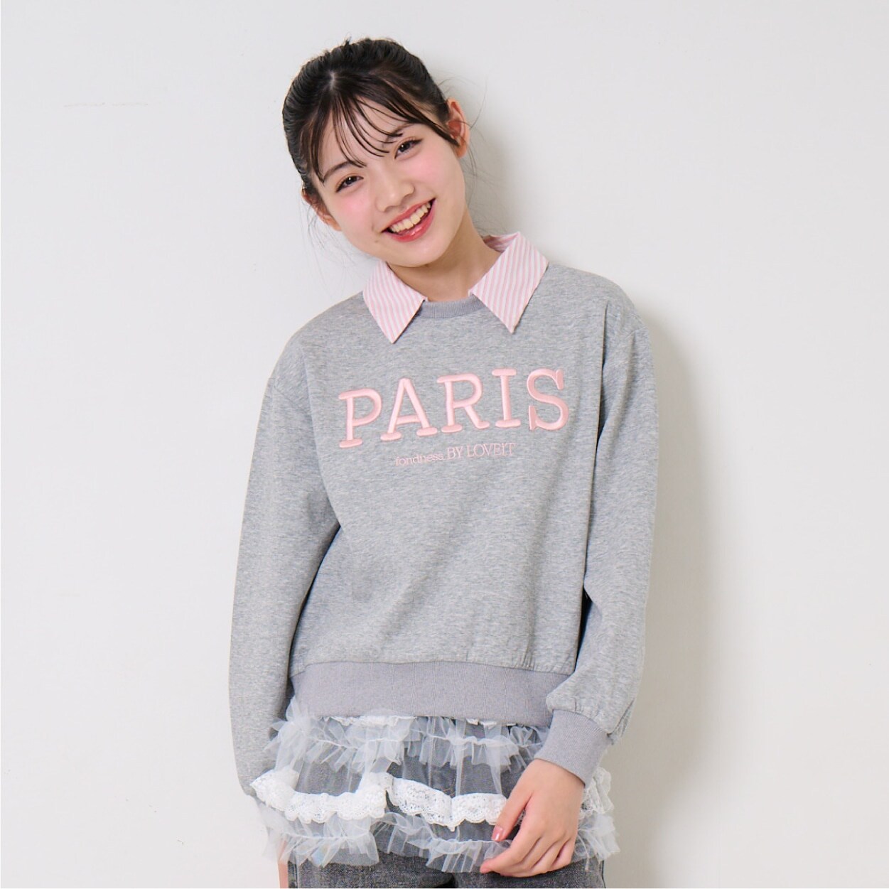 【WEB限定】衿つきプルオーバー