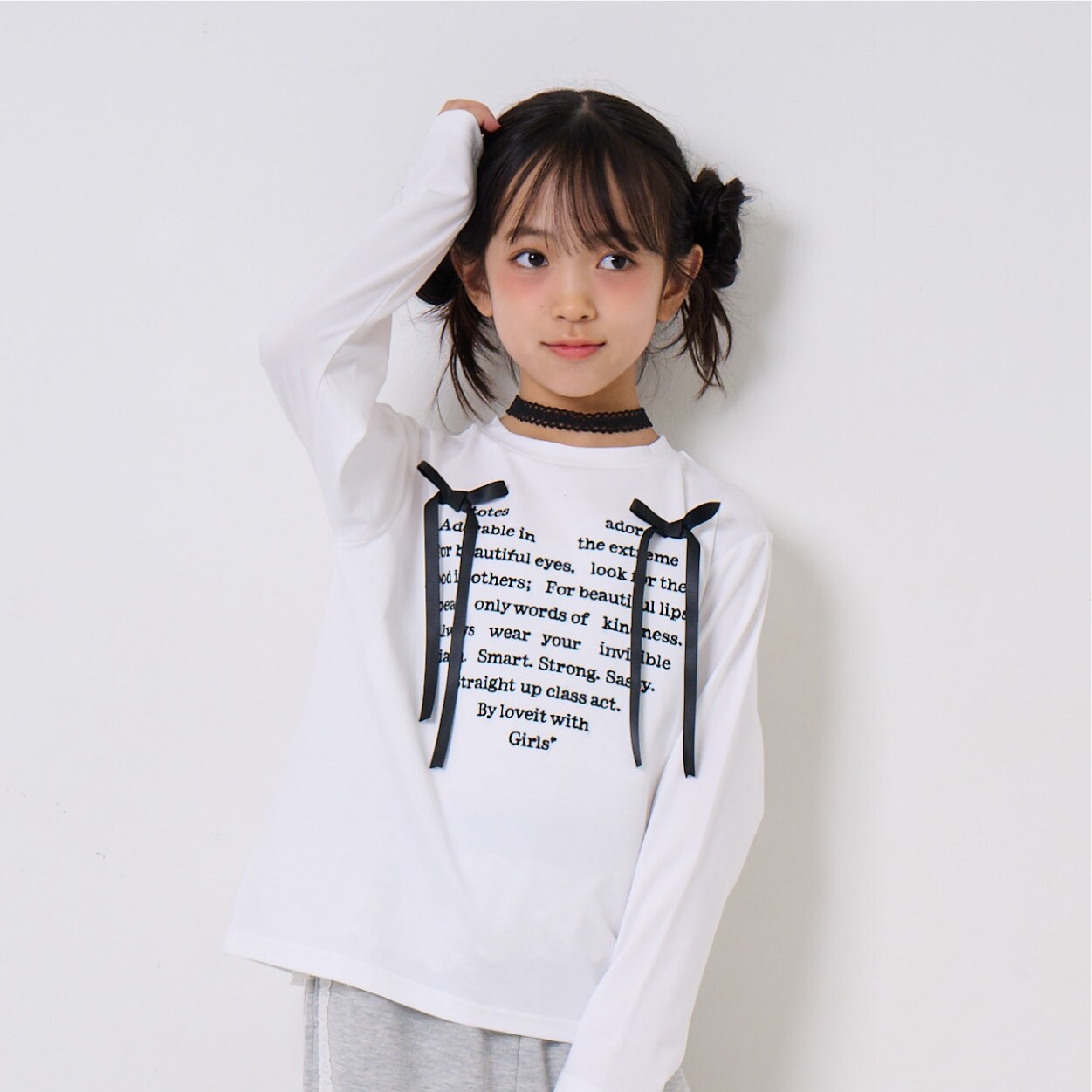 リボンハートTシャツ