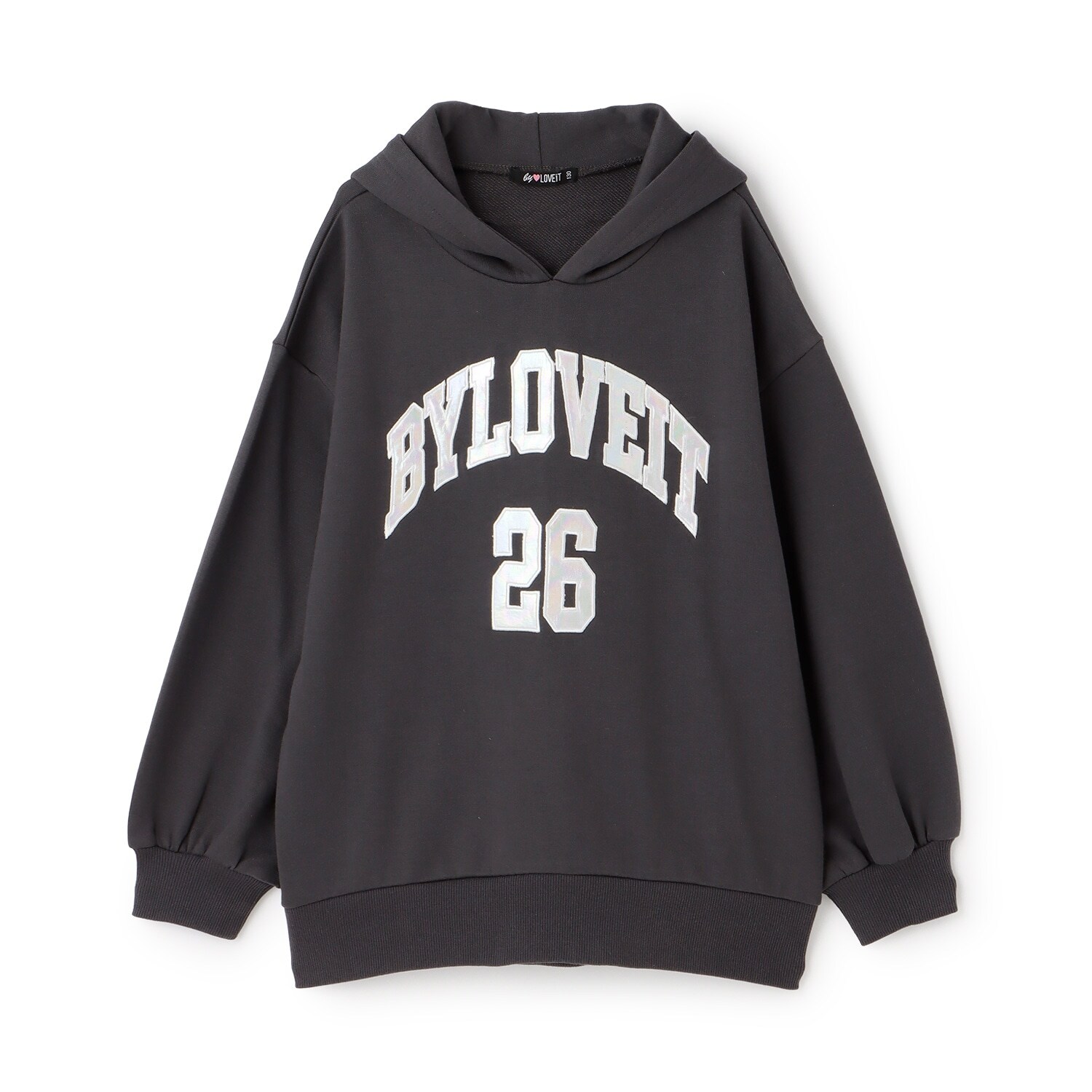 オーロラパッチロングフーディ