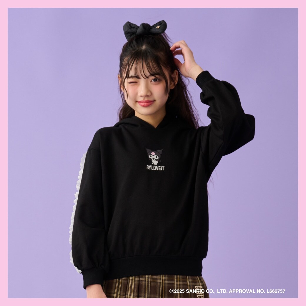 【クロミ】裏毛パーカー