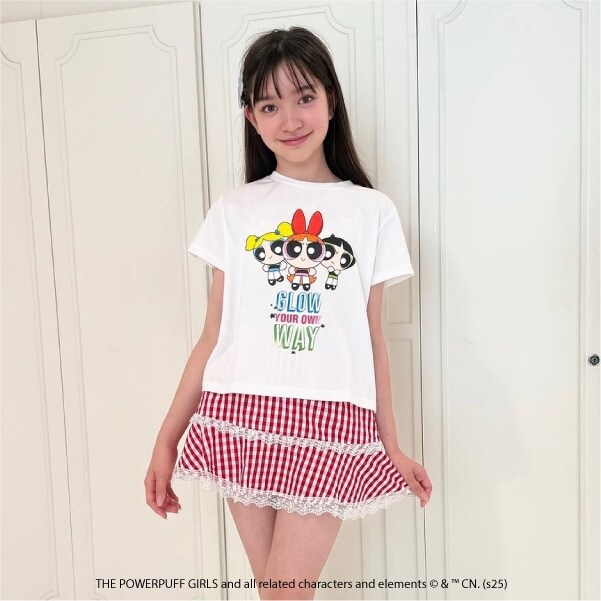 【The Powerpuff Girls】タイダイ風ルーズTシャツ