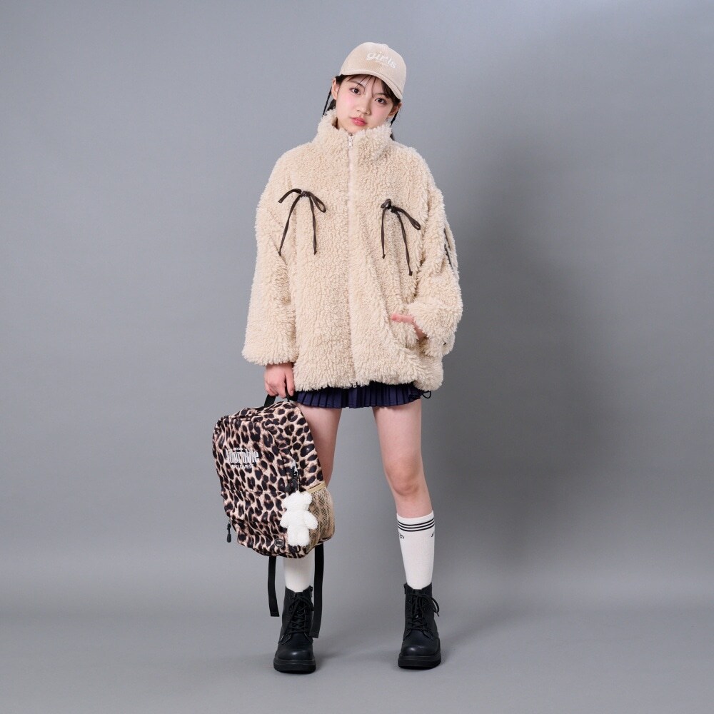 リボンポイントファーブルゾン