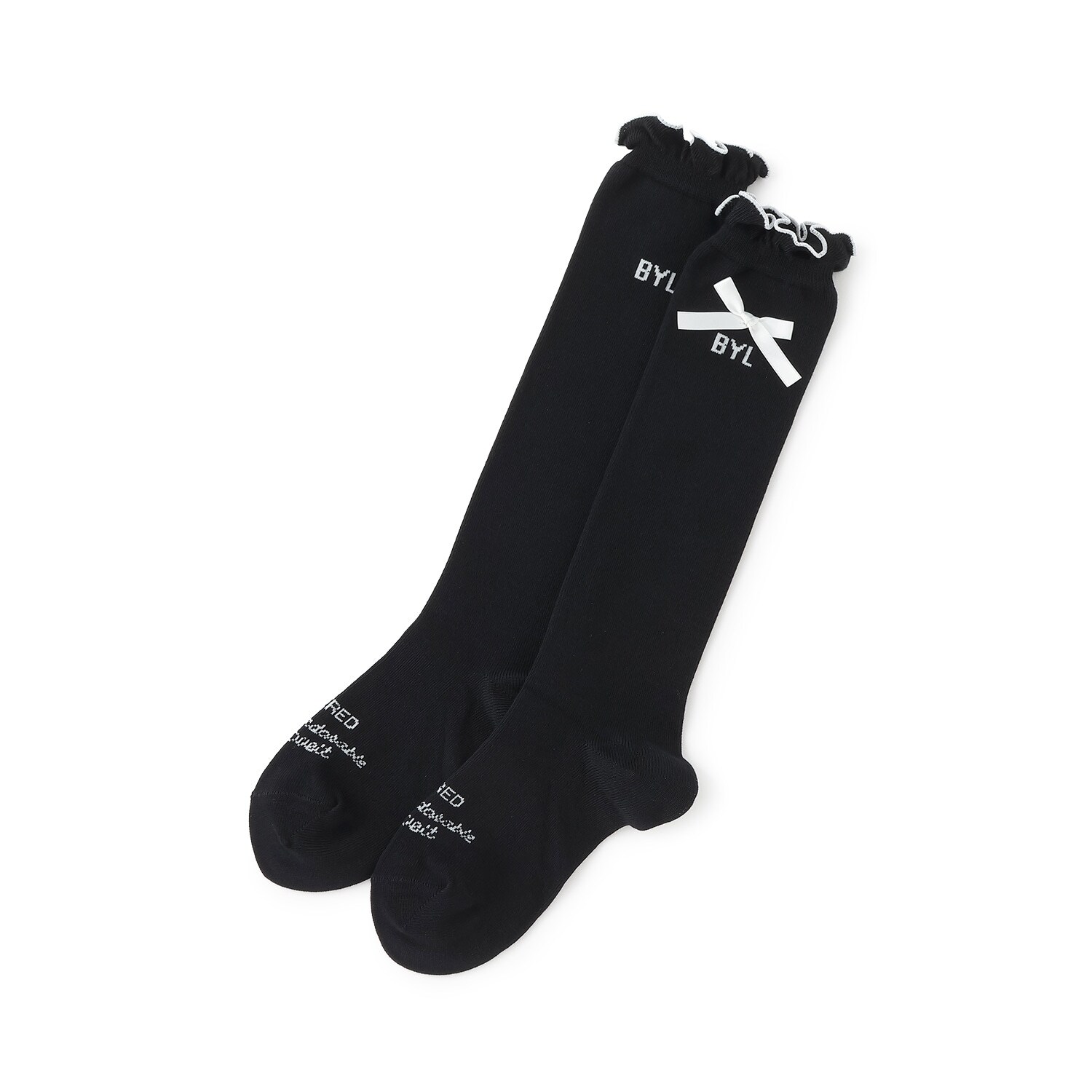 リボンつきハイソックス