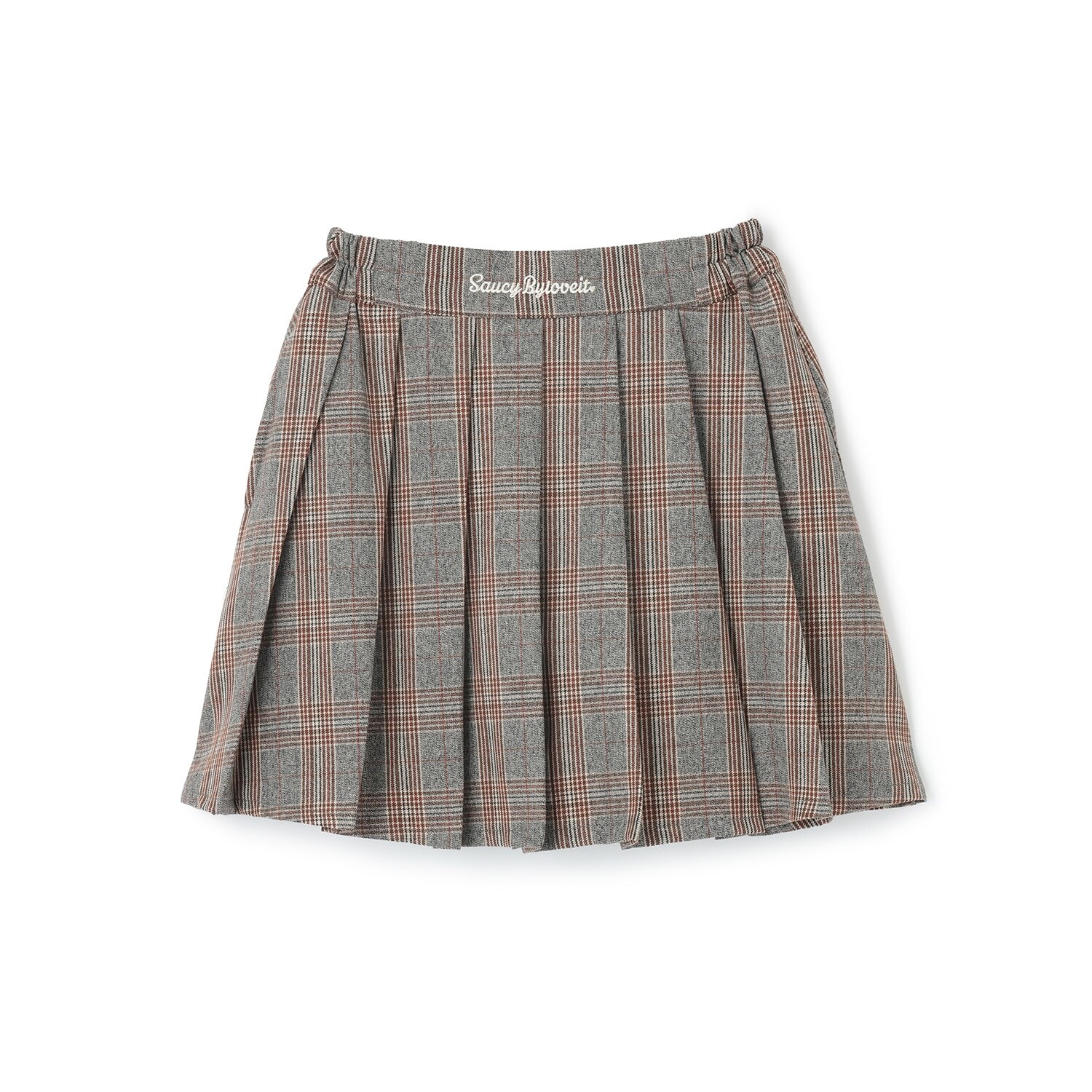 チェックプリーツスカート