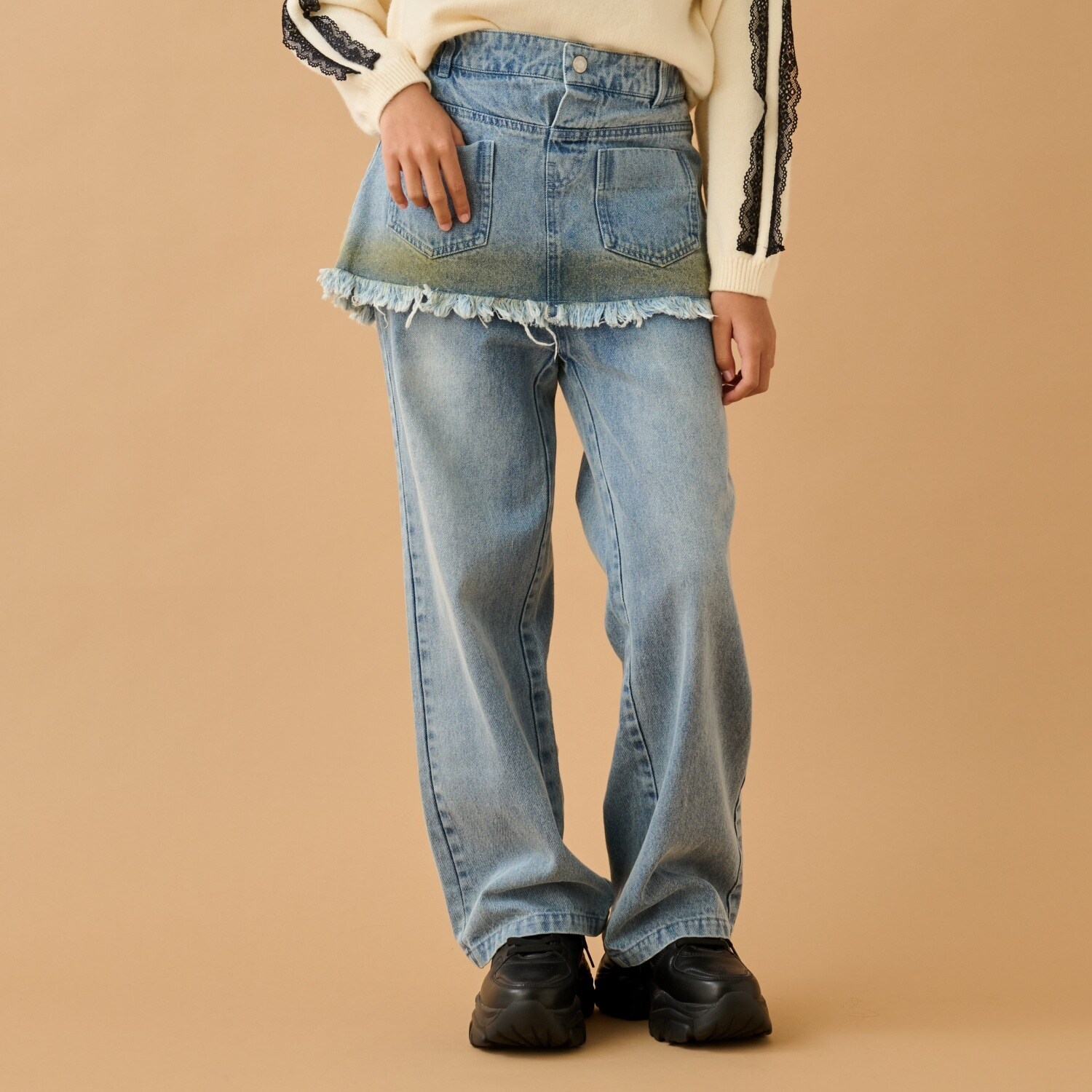 スカートつきパンツ