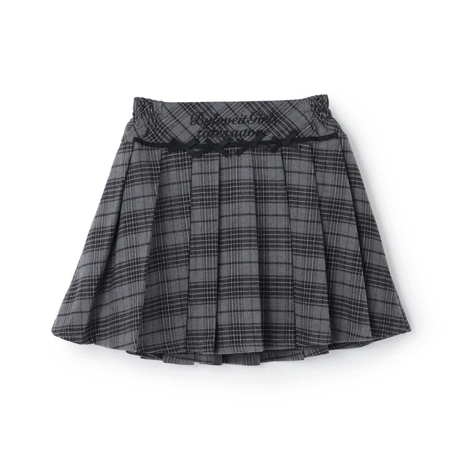 リボンプリーツスカート