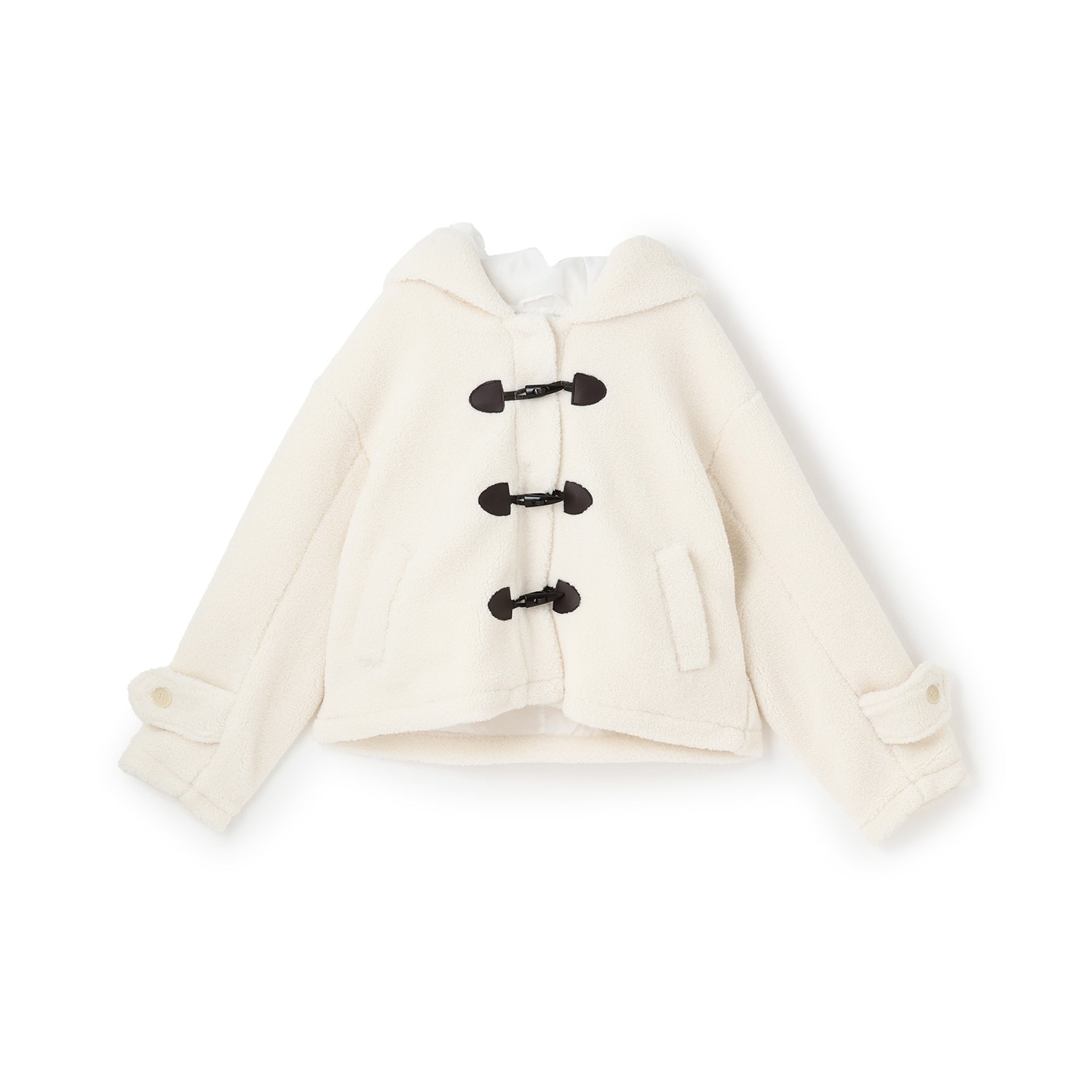 リングボアショートダッフル