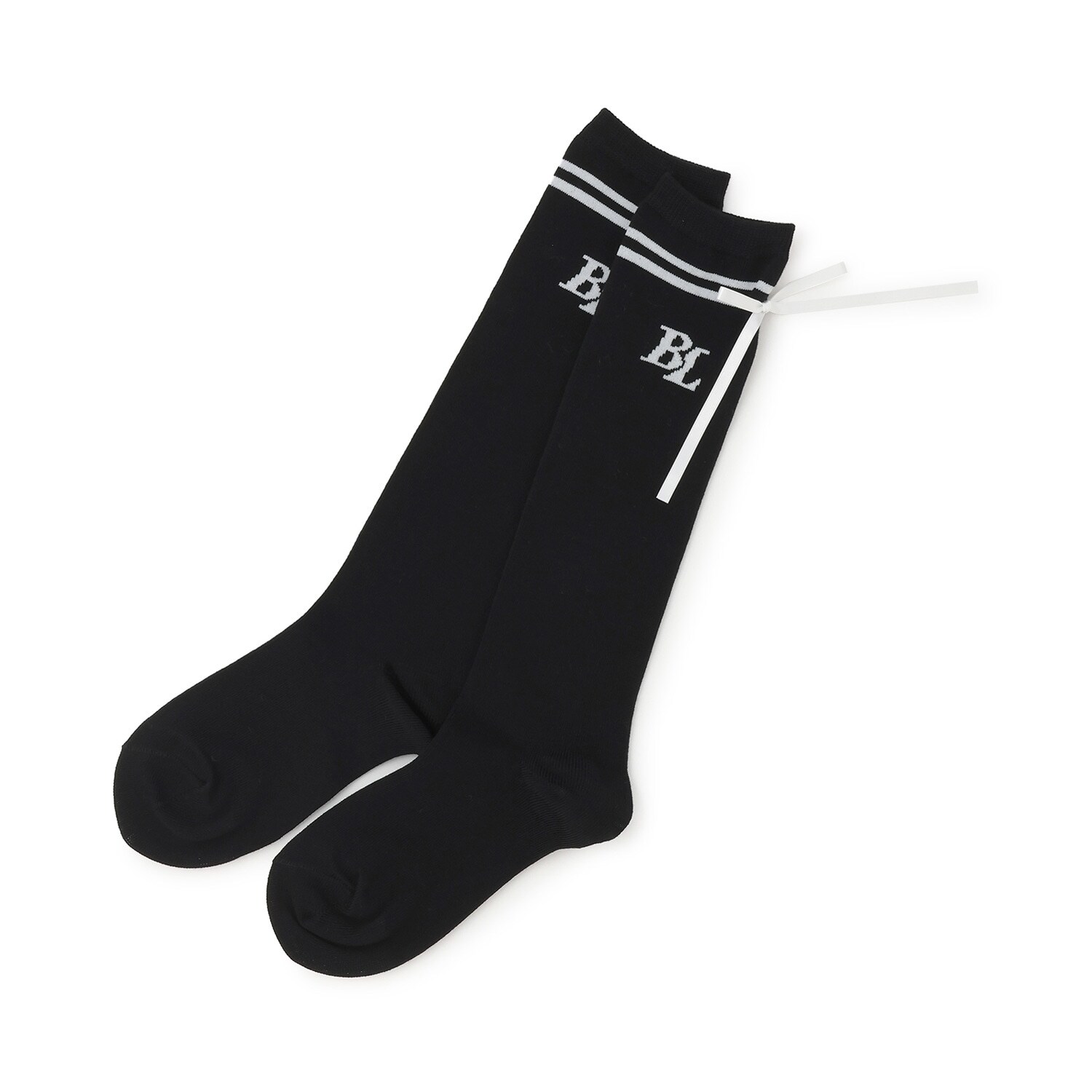 リボンハイソックス