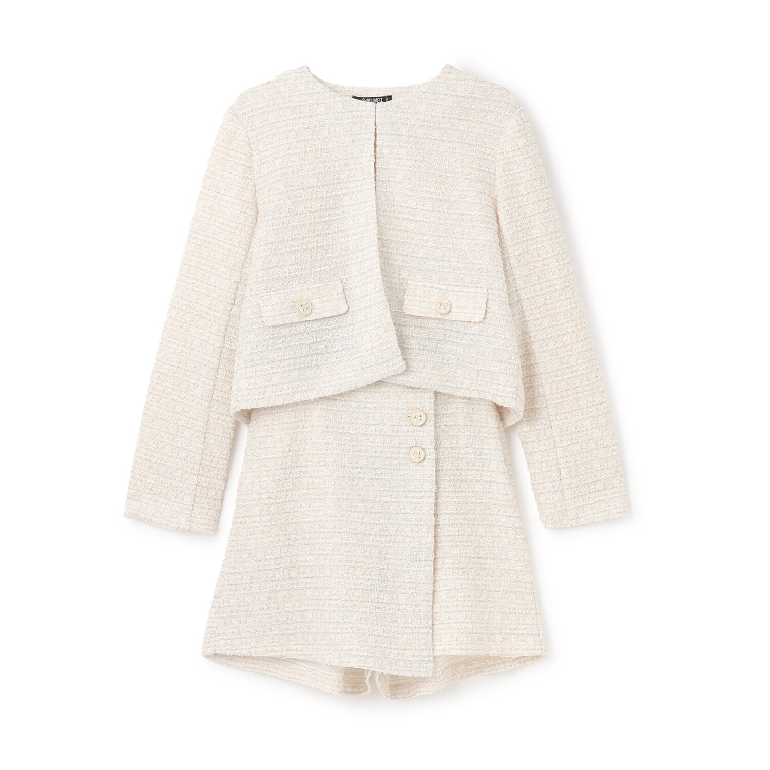 【卒服】ラメツイードセットアップ