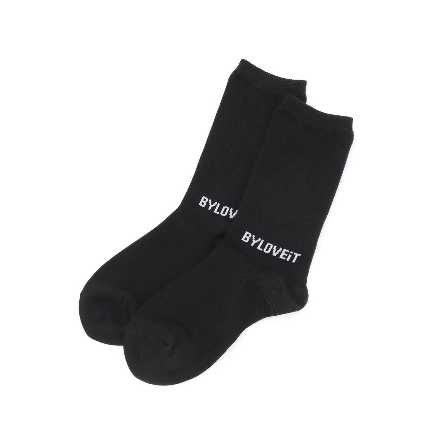 【卒服】ロゴクルーソックス