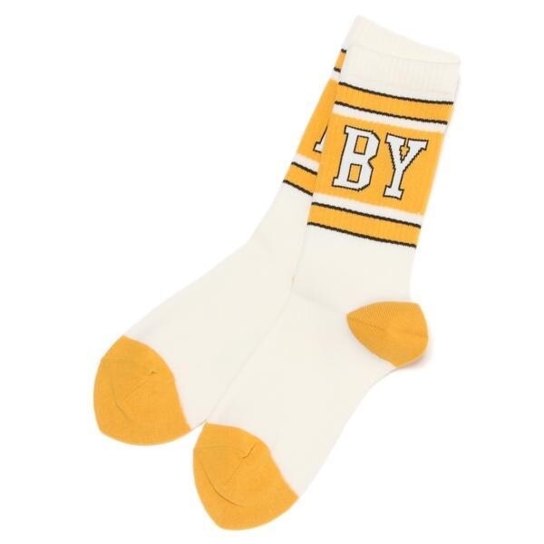 カラーリブクルーソックス