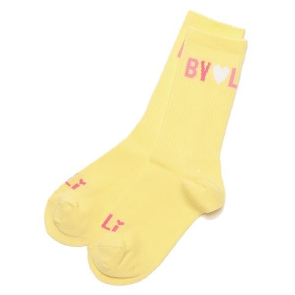 配色ロゴ入りクルーソックス