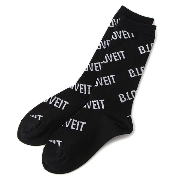 総柄ロゴソックス