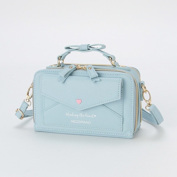 【リピート】【直営店で取り扱い無し】持ち手リボンレターミニショルダー