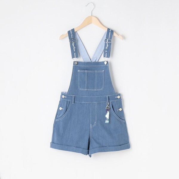 【リピート】【直営店で取り扱い無し】サロペットショートパンツ