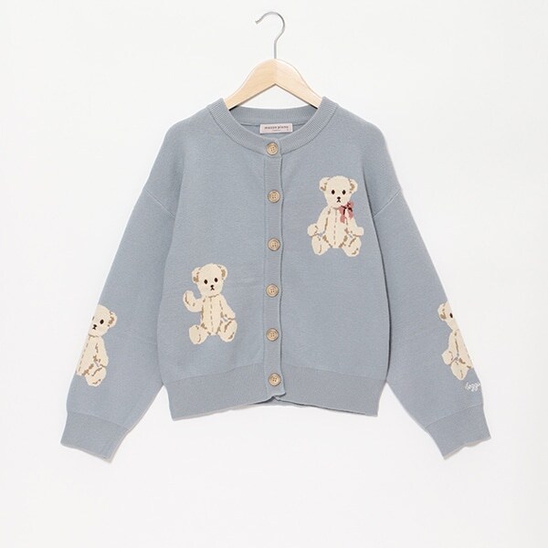 【人気商品再入荷】【直営店で取り扱い無し】くまさんカーディガン