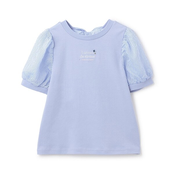 【人気商品再入荷】【直営店で取り扱い無し】シアーボリューム袖Tシャツ