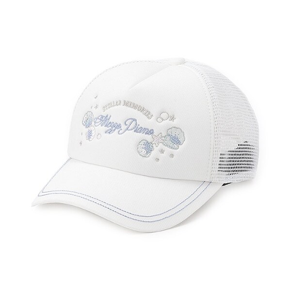 【人気商品再入荷】【直営店で取り扱い無し】シェル刺しゅうキャップ