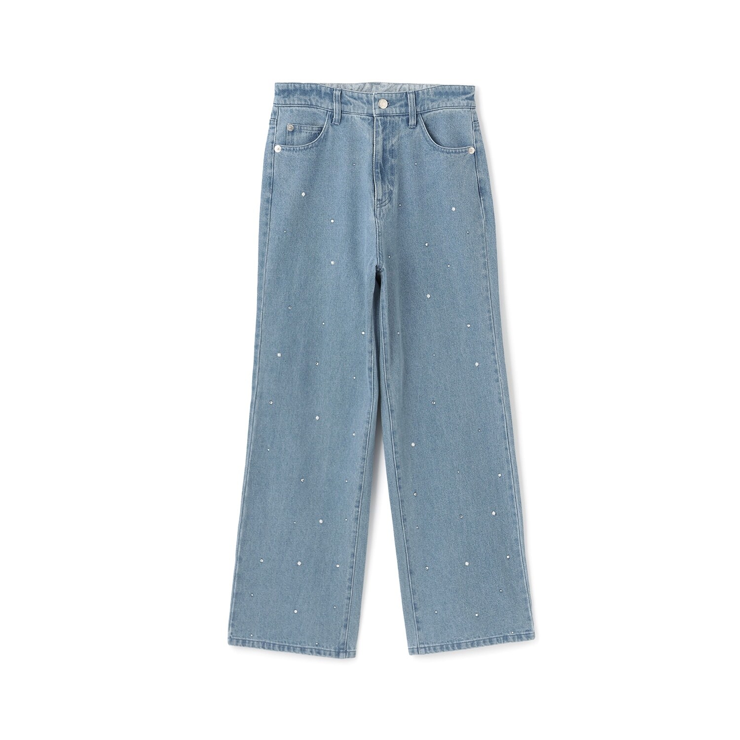 【人気商品再入荷】【直営店で取り扱い無し】アソートデザイン美脚ルーズストレートデニムパンツ