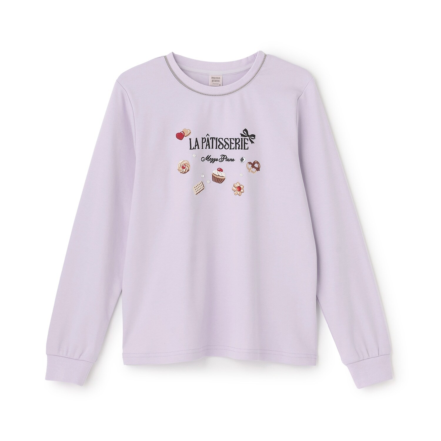 【人気商品再入荷】【直営店で取り扱い無し】チョコレートスイーツ刺しゅう長袖シャツ