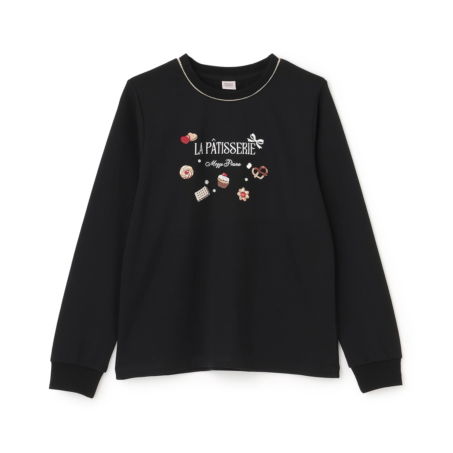 【人気商品再入荷】【直営店で取り扱い無し】チョコレートスイーツ刺しゅう長袖シャツ