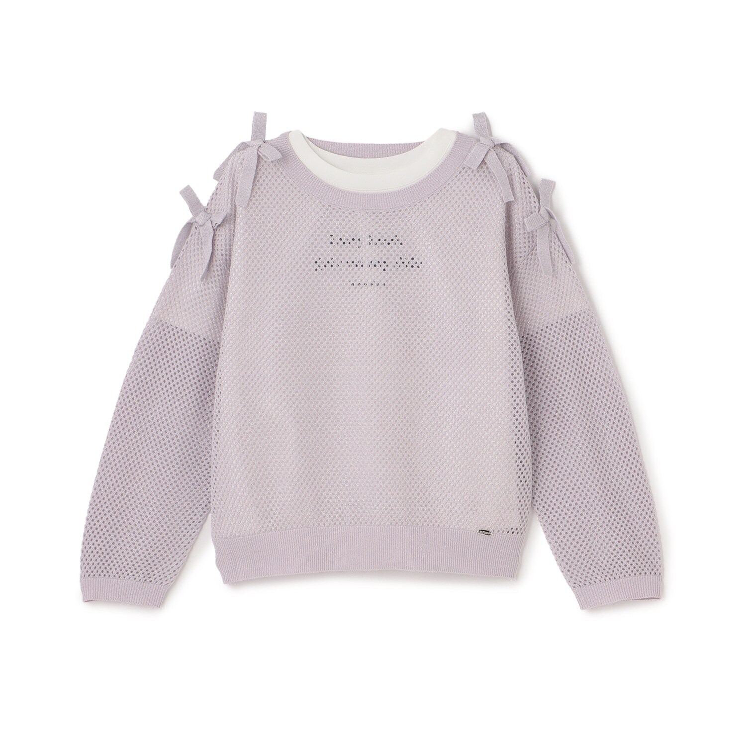 【人気商品再入荷】【直営店で取り扱い無し】ラメメッシュニット＆半袖Tシャツセット