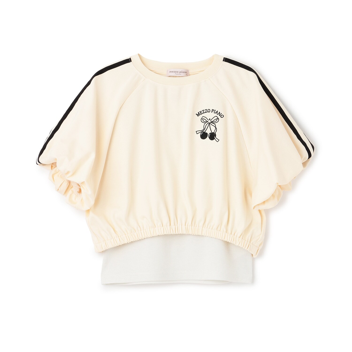 【人気商品再入荷】【直営店で取り扱い無し】サイドラインバルーン袖Tシャツ＆タンクトップセット