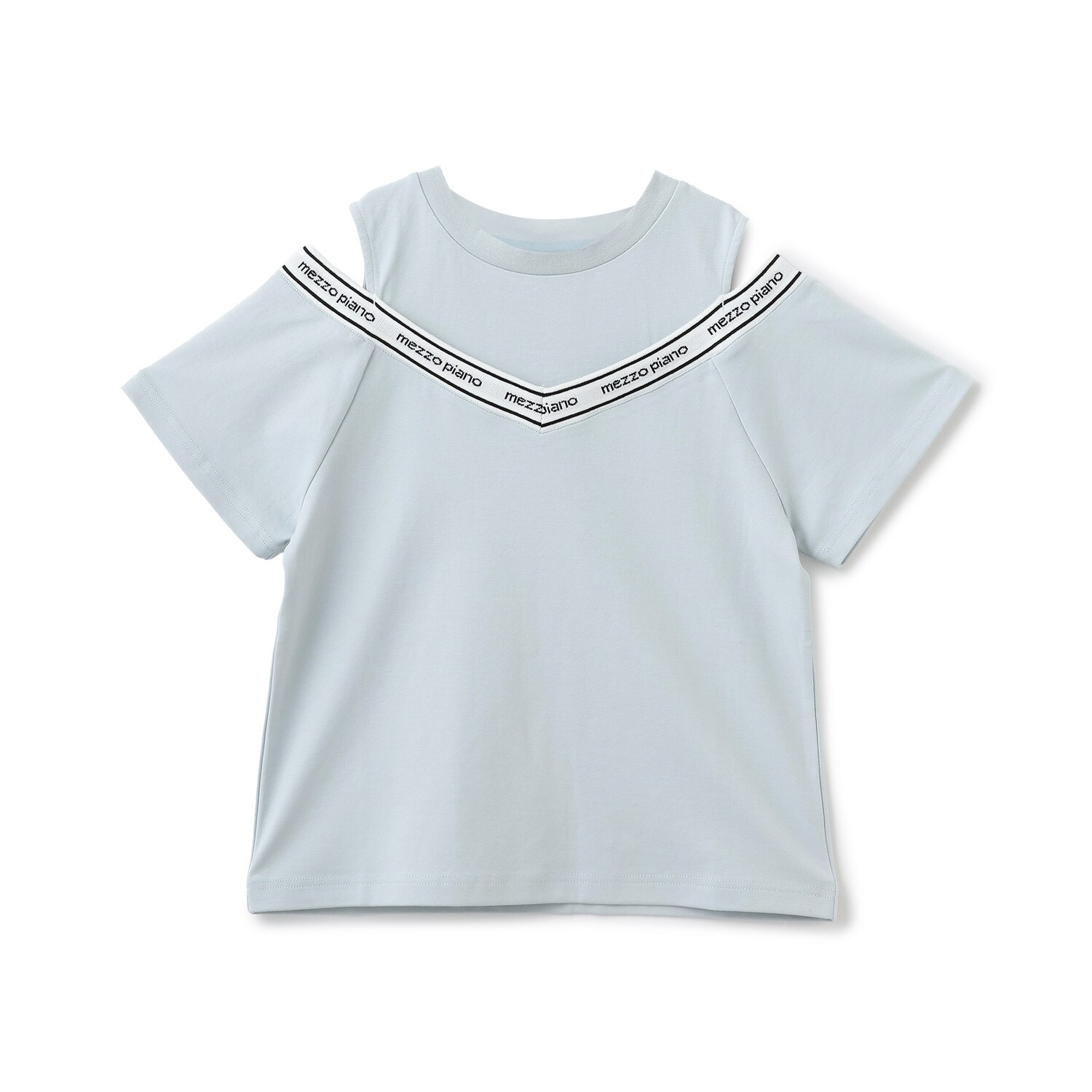 【人気商品再入荷】【直営店で取り扱い無し】肩あきリブTシャツ