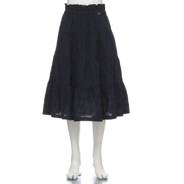 シェルレースティアードスカート
