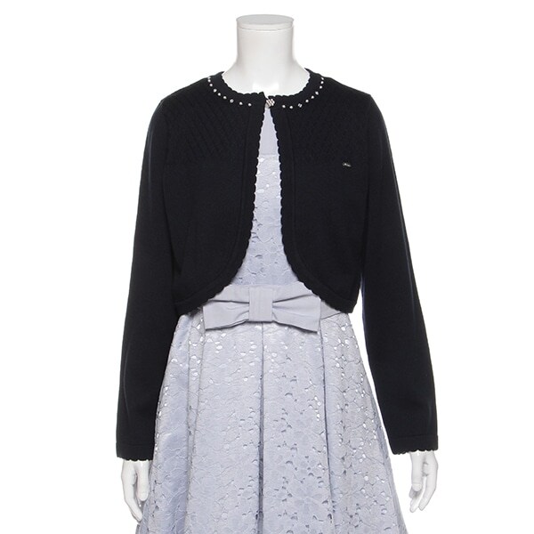 切り替えニットボレロ