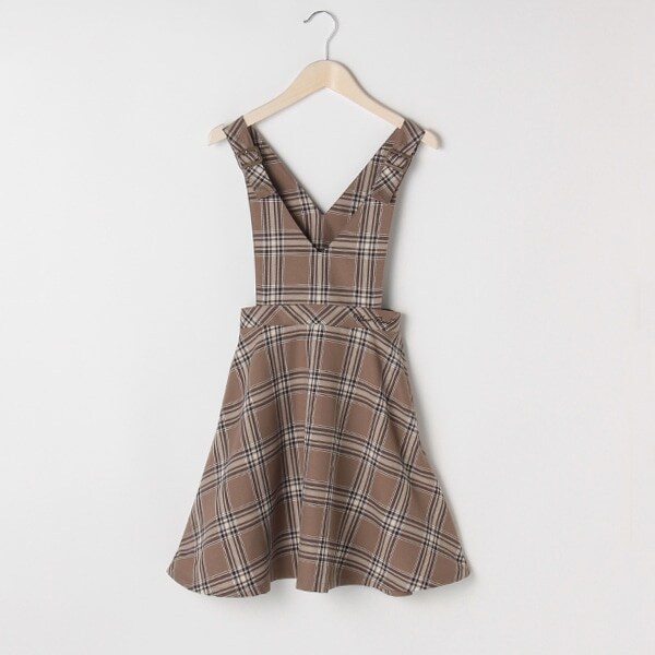 チェック柄2WAYジャンスカ