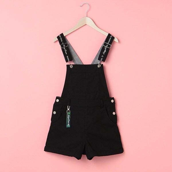 サロペットショートパンツ