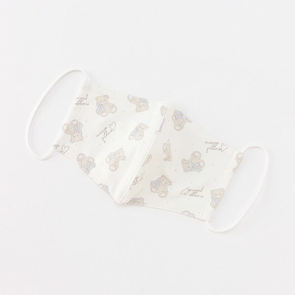 【抗花粉＆抗菌・消臭】くまちゃん柄マスク