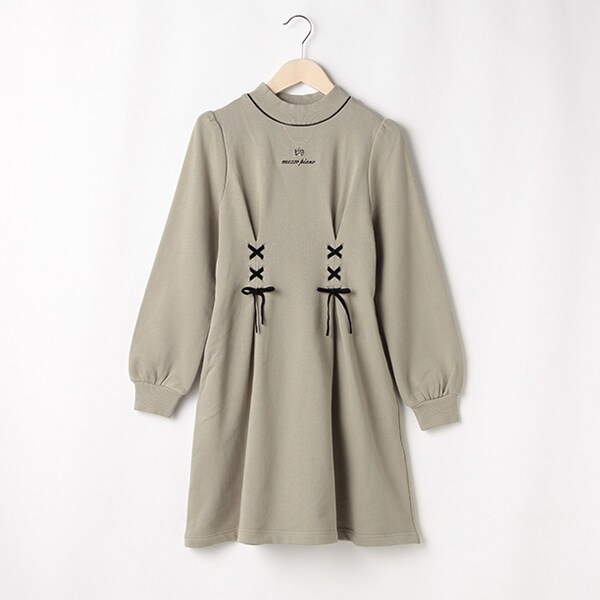 レースアップワンピース