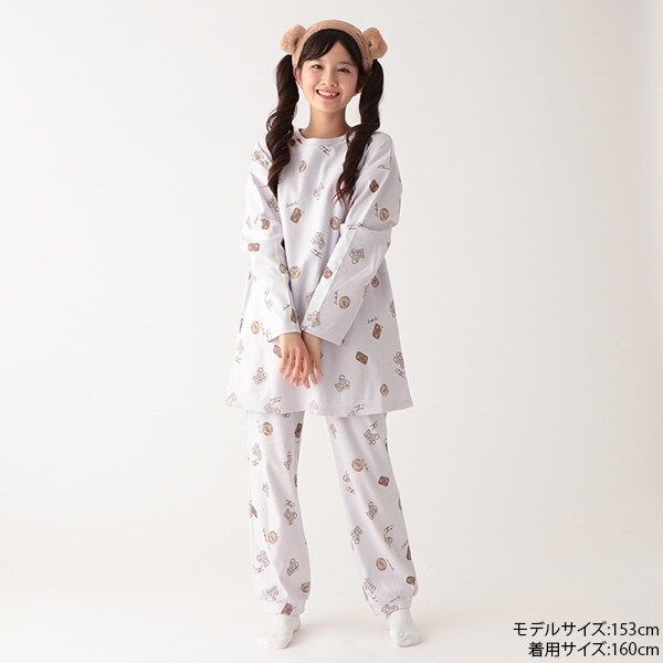 ヘアバンドつきルームウェアセット