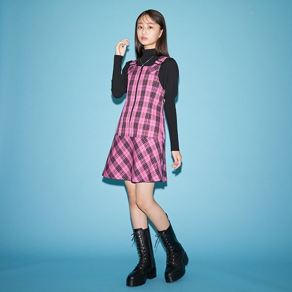 ジップジャンパースカート