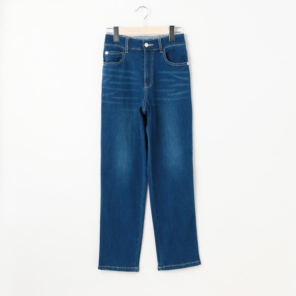 【COOL MAX】さらり涼しい美脚ストレートパンツ