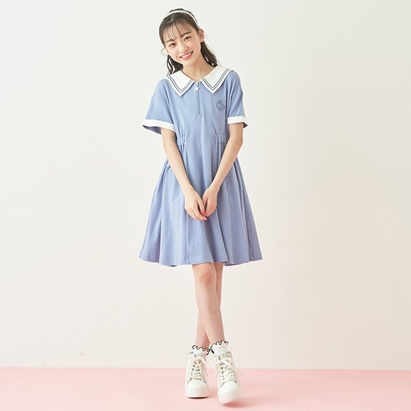 セーラーカットソーワンピース