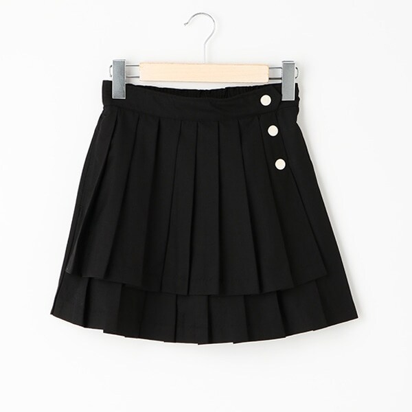 ラップ2段プリーツスカパン