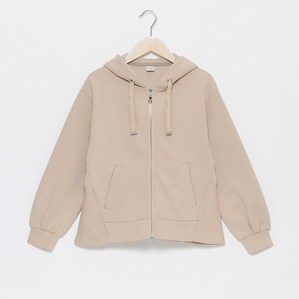 スフレタッチZIPパーカ