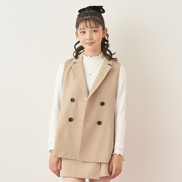 ダブルボタンテーラードジレ