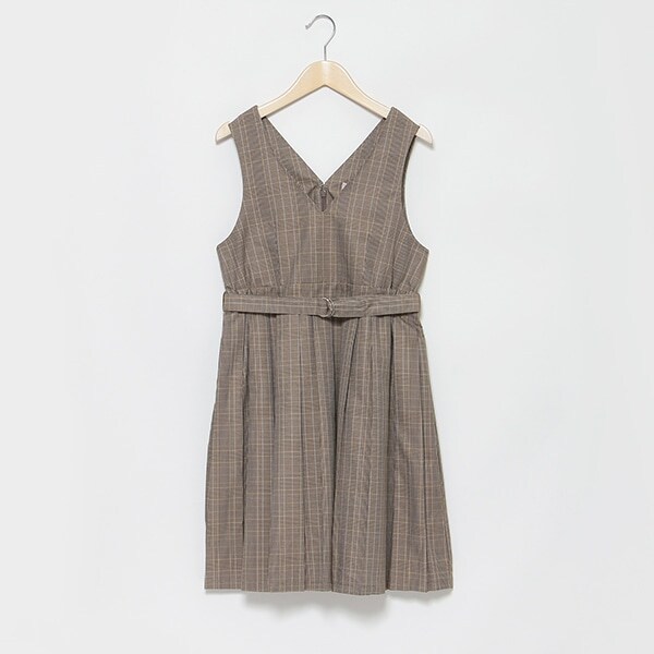 ベルトつきプリーツジャンスカ