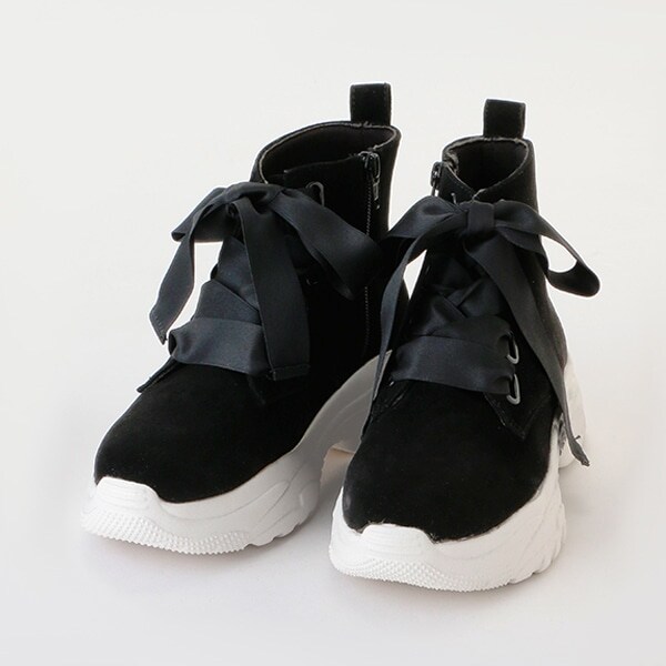 リボンスニーカーブーツ