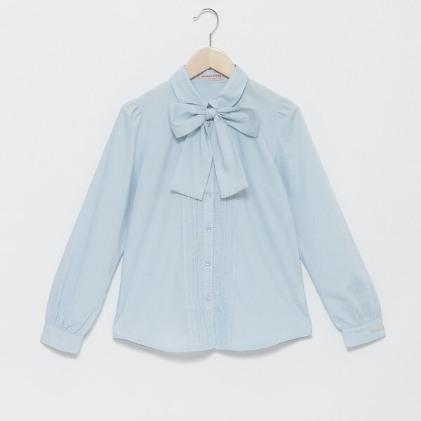リボンタイブラウス
