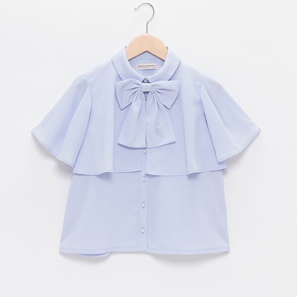 ケープフリルブラウス