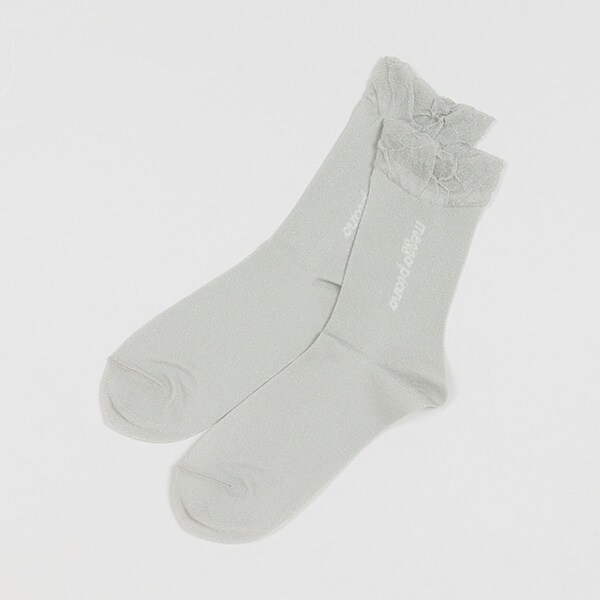 ラメ&ロゴソックス【日本製】