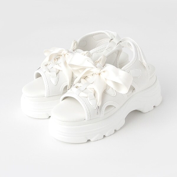 レースアップリボンスポサン