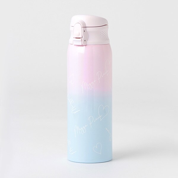 【軽量】グラデーションロゴ柄水筒（480ml）