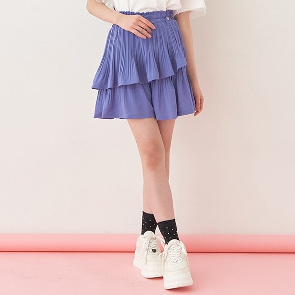 ランダムプリーツキュロット