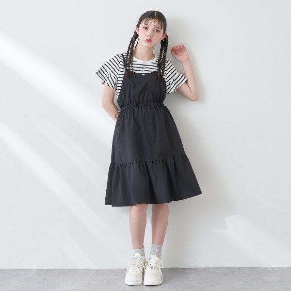 キャミワンピース＆ボーダーTシャツセット